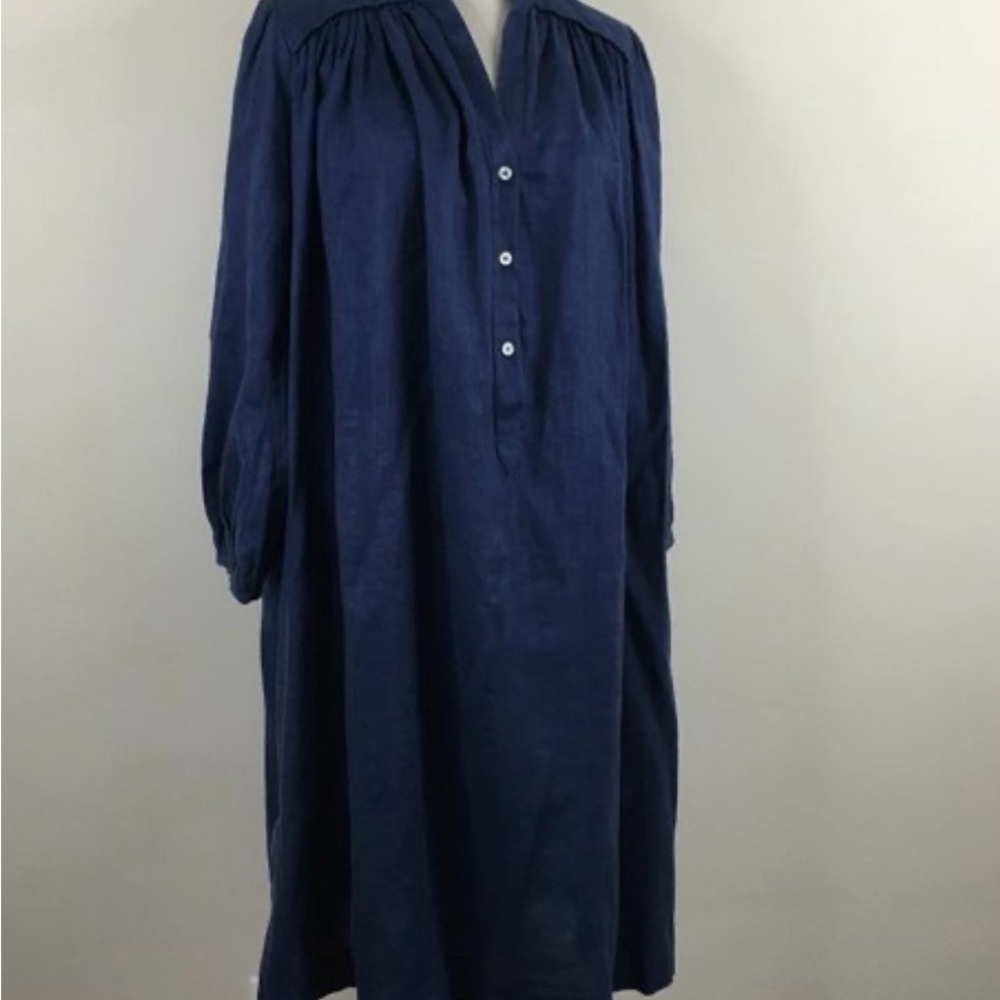 Light weight Denim Long Sleeve Dress
